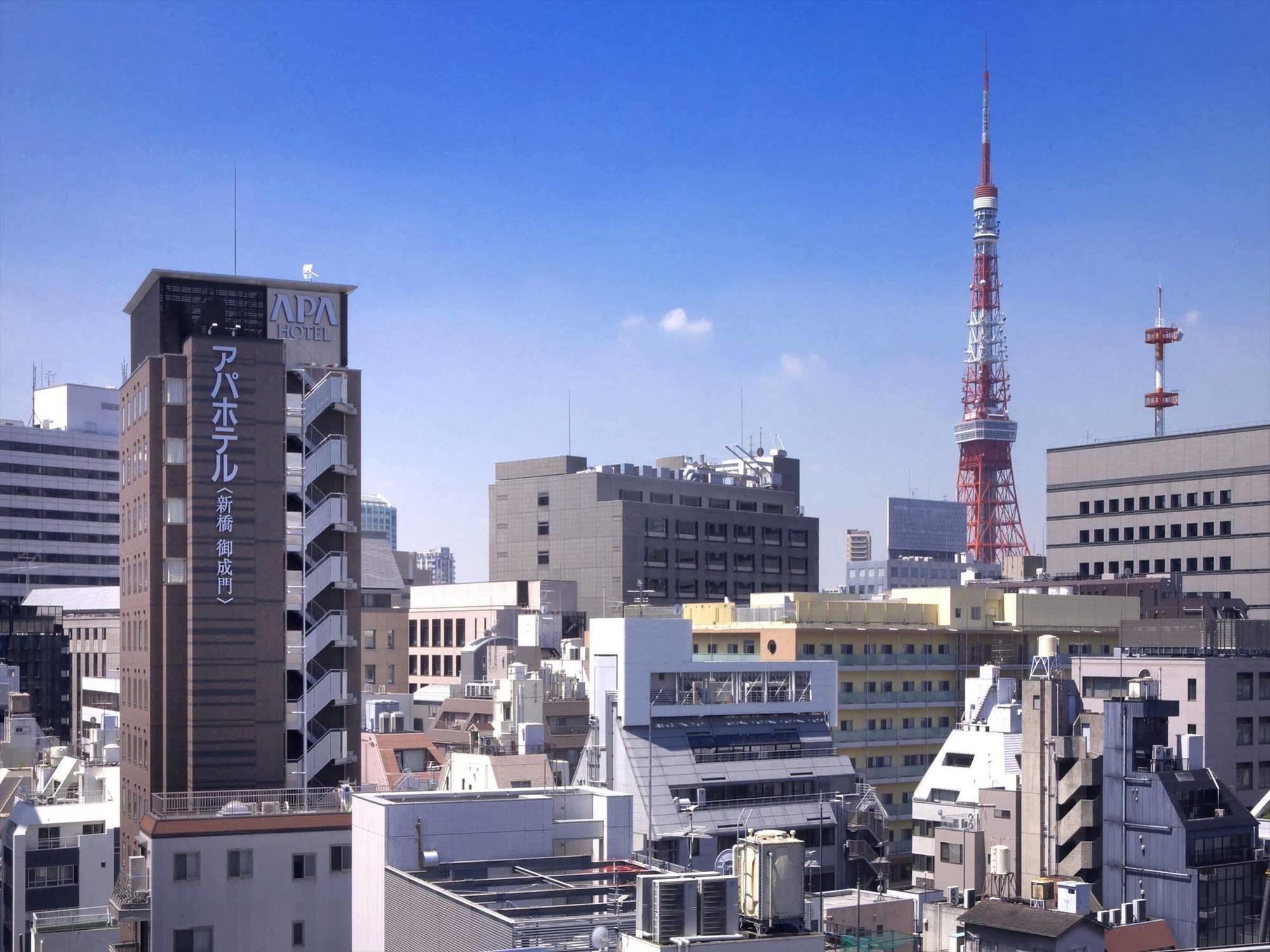 Apa Hotel Shimbashi Onarimon Tōkyō Extérieur photo